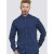 D555 Bainton Long Sleeve Shirt Navy - Camicie - Camicie Taglie Forti Uomo