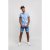 D555 Santana Hawaii Shirt Sky Blue - Camicie - Camicie Taglie Forti Uomo