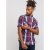 D555 Terell Shirt Navy/Red - Camicie - Camicie Taglie Forti Uomo