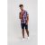 D555 Terell Shirt Navy/Red - Camicie - Camicie Taglie Forti Uomo