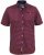 D555 Hillcrest S/S Micro Ao Print Shirt Burgundy - Camicie - Camicie Taglie Forti Uomo