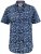 D555 Padbury Floral Ao Printed S/S Shirt Navy - Camicie - Camicie Taglie Forti Uomo