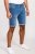 D555 Suffolk Blue Stretch Denim Shorts - Shorts - Pantaloncini Uomo Taglie Forti