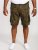 D555 Woobridge Camo Cotton Cargo Shorts - Shorts - Pantaloncini Uomo Taglie Forti