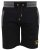 D555 Sutton Elasticated Waist Shorts With Embroidery Black - Pantaloni & pantaloncini tuta - Pantaloni Tuta Uomo Taglie Forti