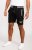 D555 Sutton Elasticated Waist Shorts With Embroidery Black - Pantaloni & pantaloncini tuta - Pantaloni Tuta Uomo Taglie Forti