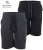 D555 Ryan Jersey Shorts 2-pack Black/Charcoal - Pantaloni & pantaloncini tuta - Pantaloni Tuta Uomo Taglie Forti