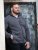 D555 Conrad Detachable Hood Bonded Fleece Zip Through Hoody TALL Blu navy - TALL felpe - Felpe TALL per uomo alto
