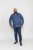 D555 Edmund AOP Shirt Navy - Camicie - Camicie Taglie Forti Uomo
