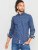 D555 Edmund AOP Shirt Navy - Camicie - Camicie Taglie Forti Uomo