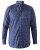 D555 Edmund AOP Shirt Navy - Camicie - Camicie Taglie Forti Uomo