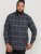 D555 Harwich Flannel Check Shirt Black - Camicie - Camicie Taglie Forti Uomo