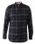 D555 Harwich Flannel Check Shirt Black - Camicie - Camicie Taglie Forti Uomo