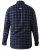D555 Dovercourt Flannel Check Shirt Blue and Black - Camicie - Camicie Taglie Forti Uomo