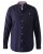 D555 Colchester LS shirt Navy - Camicie - Camicie Taglie Forti Uomo