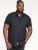D555 James Short Sleeve Oxford Shirt Black - Camicie - Camicie Taglie Forti Uomo
