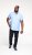 D555 James Short Sleeve Oxford Shirt Sky Blue - Camicie - Camicie Taglie Forti Uomo