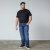 North Latitude Jeans Jack Navy Blue - Giubbotti - Giubbotti Uomo Taglie Forti
