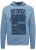 Blend Hoodie 4285 Copen Blue - Felpe & felpe con cappuccio - Felpe & Felpe con Cappuccio Uomo Taglie Forti