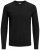 Jack & Jones Crew neck Knitted Sweater Black - Felpe & felpe con cappuccio - Felpe & Felpe con Cappuccio Uomo Taglie Forti