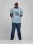 Jack & Jones JJMOON T-shirt Faded Denim - Magliette - Magliette Uomo Taglie Forti