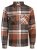 Jack & Jones Darren Flannel Overshirt marrone - Camicie - Camicie Taglie Forti Uomo