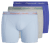 Jack & Jones Jacnorrebro Boxer blu tinta unita confezione da 3 - Intimo & costumi da bagno - Intimo Taglie Forti Uomo