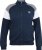 D555 JEFFREY Couture Zip Through Sweatshirt Navy - Felpe & felpe con cappuccio - Felpe & Felpe con Cappuccio Uomo Taglie Forti