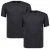 Adamo 129420 T-shirt confezione da 2 Grigio scuro melange - Magliette - Magliette Uomo Taglie Forti