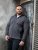 D555 Conrad Detachable Hood Bonded Fleece Zip Through Hoody TALL Blu navy - TALL felpe - Felpe TALL per uomo alto