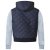 D555 Willie Hooded Quilted Jacket with Fleece sleeves - Giubbotti - Giubbotti Uomo Taglie Forti