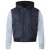 D555 Willie Hooded Quilted Jacket with Fleece sleeves - Giubbotti - Giubbotti Uomo Taglie Forti
