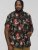 D555 LENNOX Hawaiian AO Print Shirt Black - Camicie - Camicie Taglie Forti Uomo