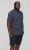 D555 BRODY S/S Micro AO Print Shirt Navy - Camicie - Camicie Taglie Forti Uomo