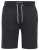 D555 STEFAN1 Elasticated Waist Loop Back Shorts Black - Pantaloni & pantaloncini tuta - Pantaloni Tuta Uomo Taglie Forti