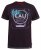 D555 NOVA Cali Surf Printed Crew Neck T-Shirt Plum - Magliette - Magliette Uomo Taglie Forti