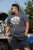 D555 COOK Trio Of Skulls Printed Crew Neck T-Shirt Slate Blue - Magliette - Magliette Uomo Taglie Forti