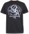 D555 CORTEX California Snake Printed Crew Neck T-Shirt Washed Black - Magliette - Magliette Uomo Taglie Forti