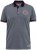 D555 KEMSTON Birds Eye Pique Polo Navy/White - Polo - Polo Uomo Taglie Forti