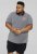 D555 KEMSTON Birds Eye Pique Polo Navy/White - Polo - Polo Uomo Taglie Forti