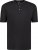 Adamo Silas Regular fit Serafino T-shirt Black - Magliette - Magliette Uomo Taglie Forti