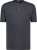 Adamo Silas Regular fit Serafino T-shirt Charcoal - Magliette - Magliette Uomo Taglie Forti