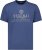 Adamo Sandro Regular fit Slub effect T-shirt Indigo Blue - Magliette - Magliette Uomo Taglie Forti