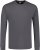 Adamo Floyd Comfort fit Long sleeve T-shirt Charcoal - Magliette - Magliette Uomo Taglie Forti