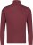 Adamo Fabio Comfort fit Turtleneck Long sleeve T-shirt Burgundy - Magliette - Magliette Uomo Taglie Forti