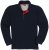 Adamo Peter Comfort fit Long sleeve Polo Navy - Polo - Polo Uomo Taglie Forti