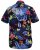 D555 TOBY Multi Colour Hawaiian AO Print Shirt - Camicie - Camicie Taglie Forti Uomo