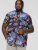 D555 TOBY Multi Colour Hawaiian AO Print Shirt - Camicie - Camicie Taglie Forti Uomo