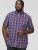 D555 ROYSTON S/S Shirt Navy - Camicie - Camicie Taglie Forti Uomo