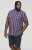 D555 ROYSTON S/S Shirt Navy - Camicie - Camicie Taglie Forti Uomo